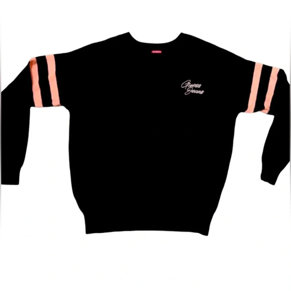 Guess Jeans Sweater,  Black and Pink, XS - Picture 1 of 4